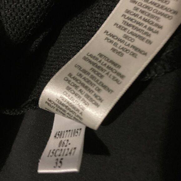 Zenergy by Chico’s Black Neema Zebra Print Trim Mesh Jacket Size 2-L Like New - Picture 7 of 8